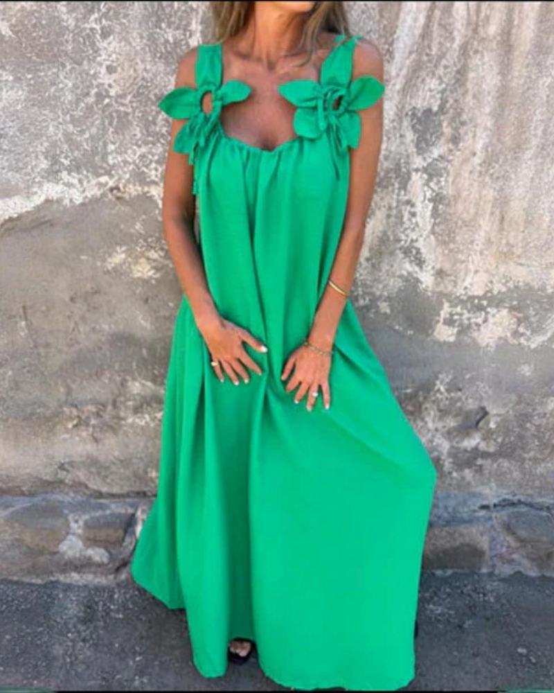 Aryanna - Robe longue élégante à fleurs