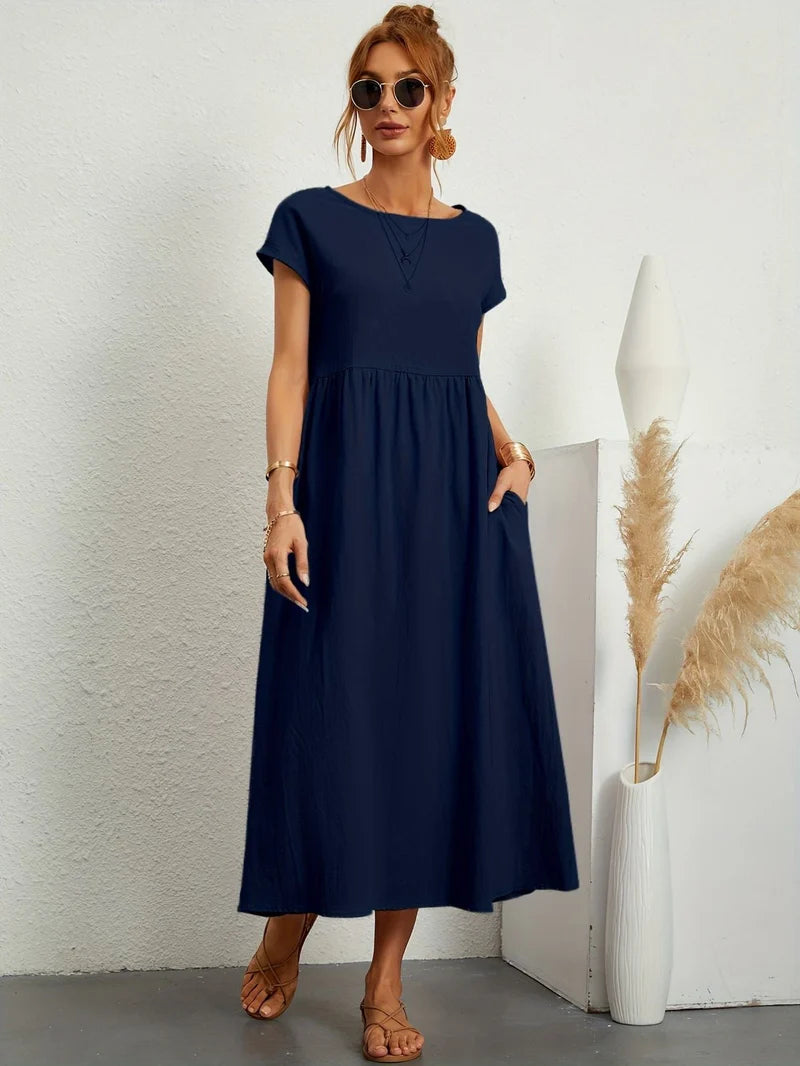 Clara™ | Robe Midi Décontractée