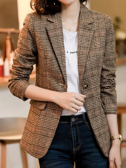 Blazer à Carreaux