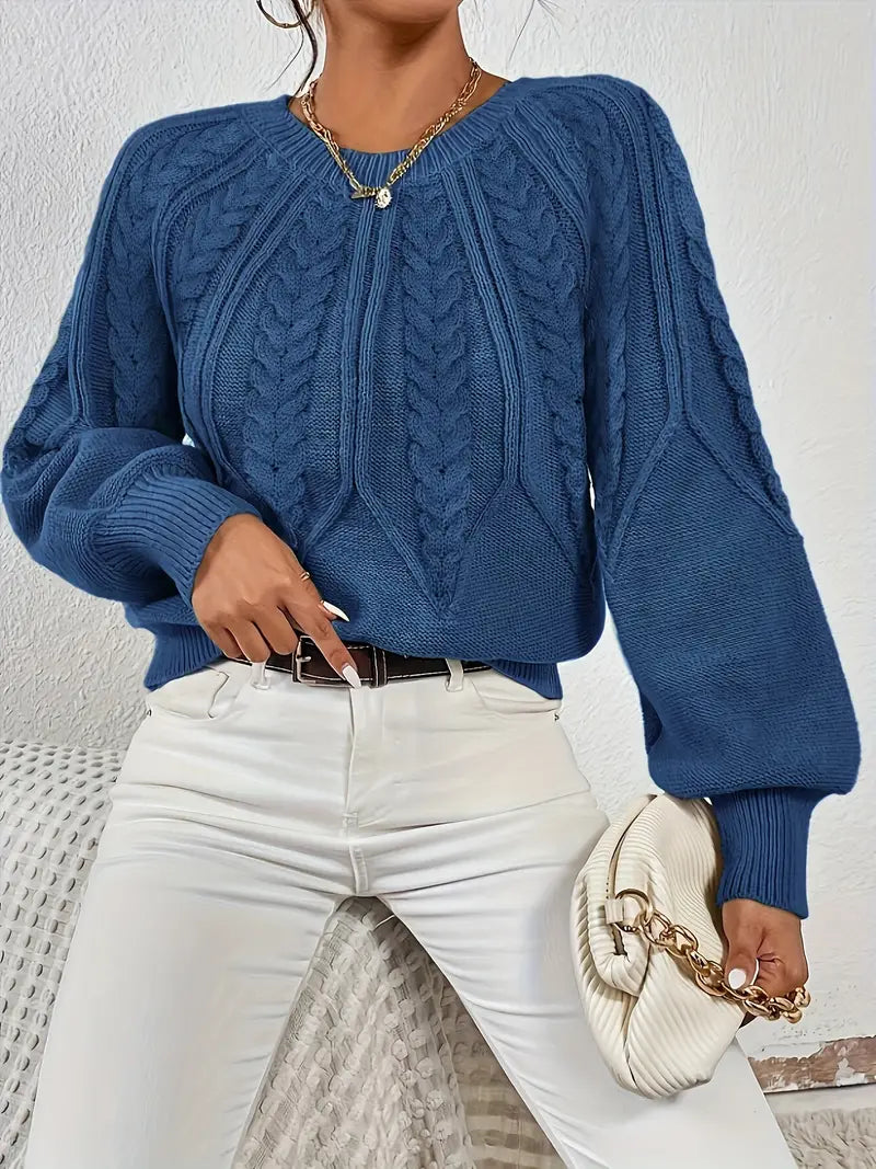 Pull en Maille Torsadée