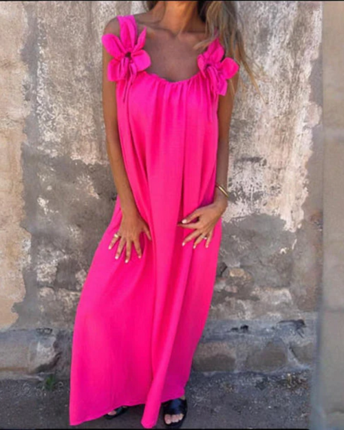 Aryanna - Robe longue élégante à fleurs