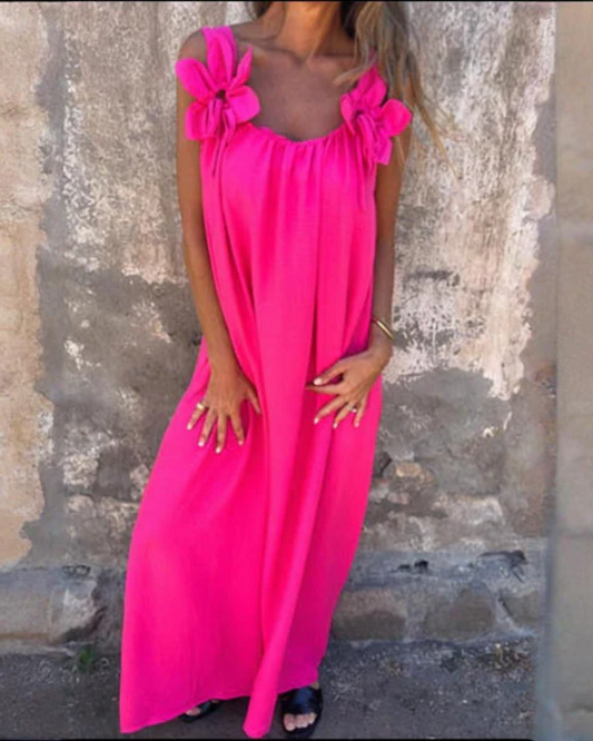 Aryanna - Robe longue élégante à fleurs