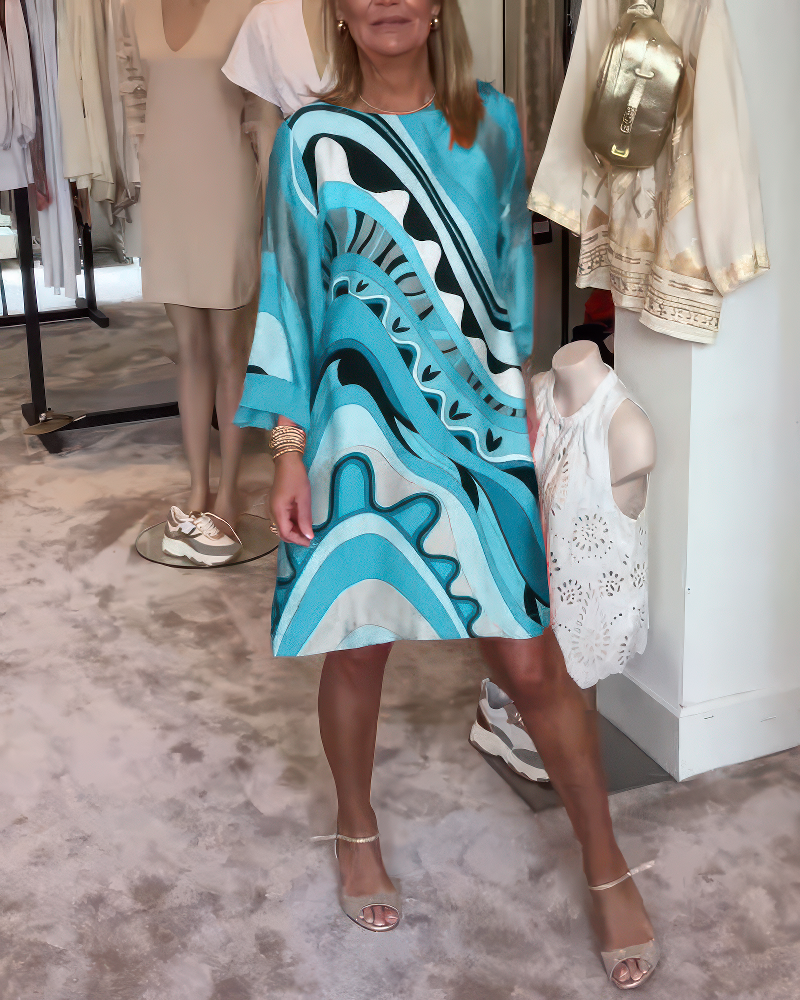 Chiara – Robe élégante à col rond