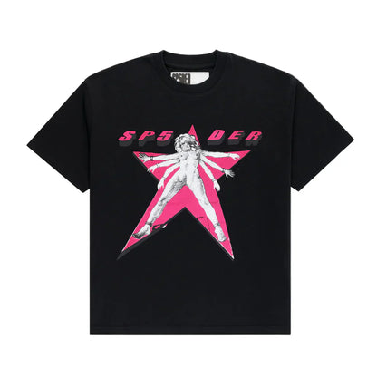 Sp5der Star Girl Tee 'Black'