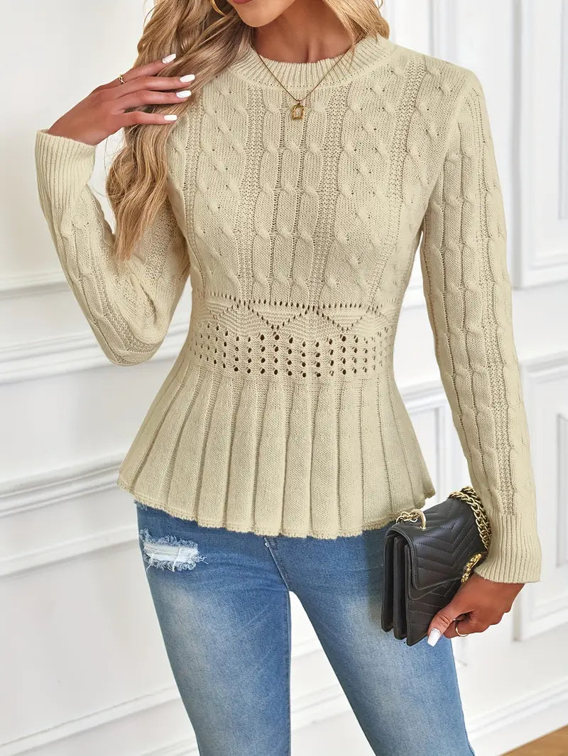 Pull en Maille Plissée