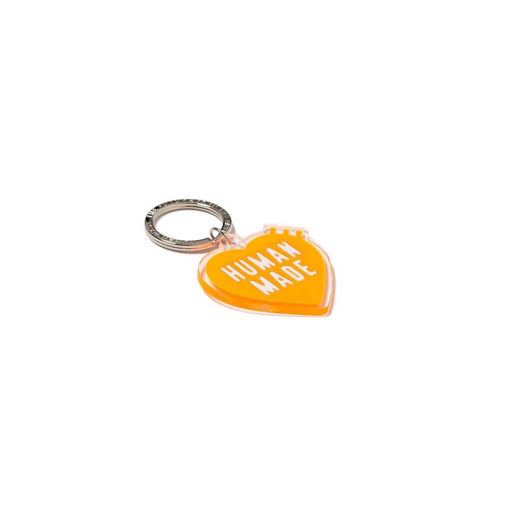 Human Made Heart Keychain 'Orange'