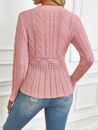 Pull en Maille Plissée