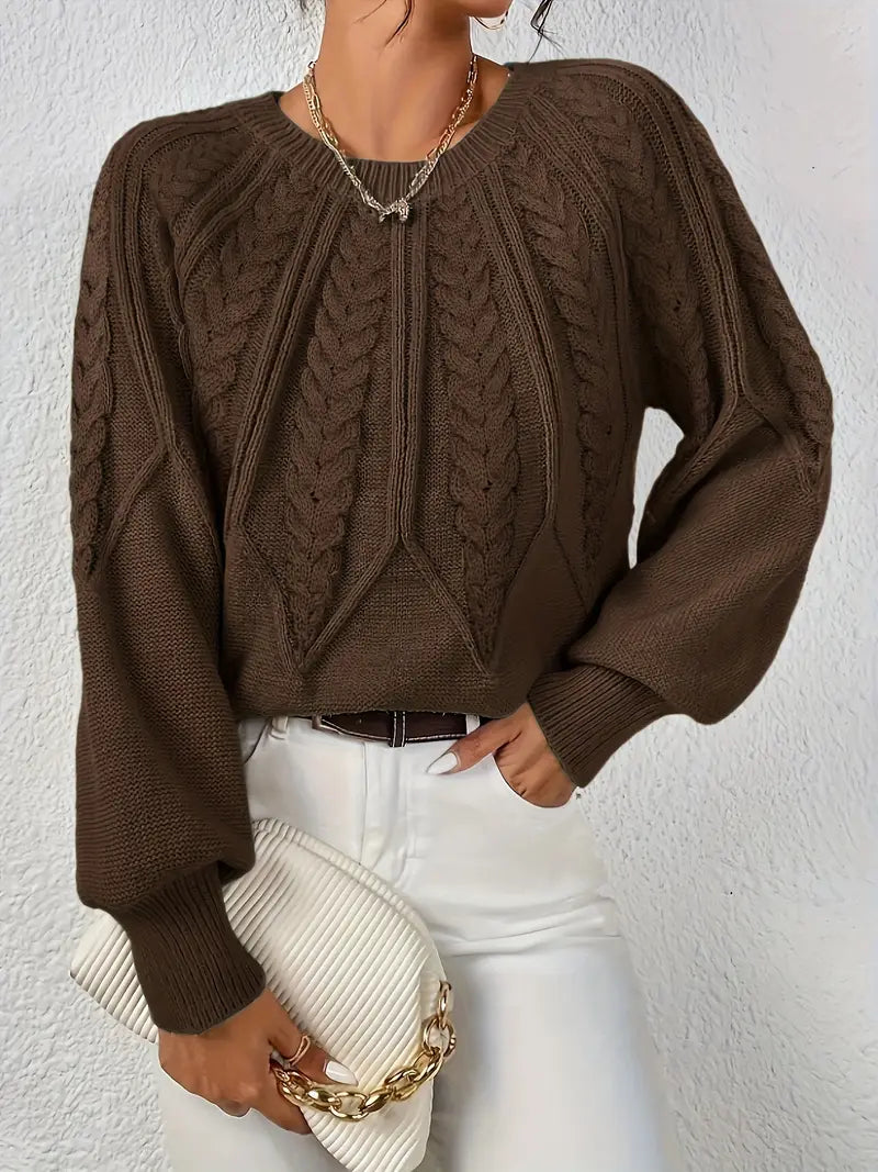Pull en Maille Torsadée