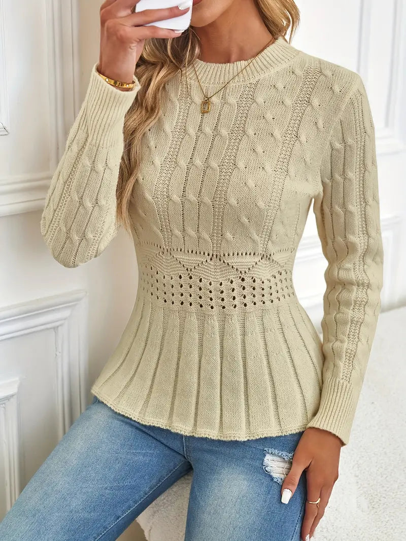 Pull en Maille Plissée