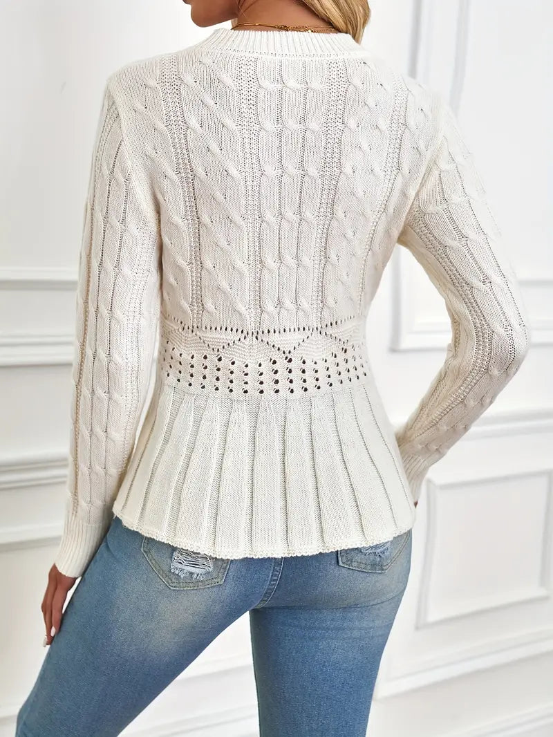 Pull en Maille Plissée