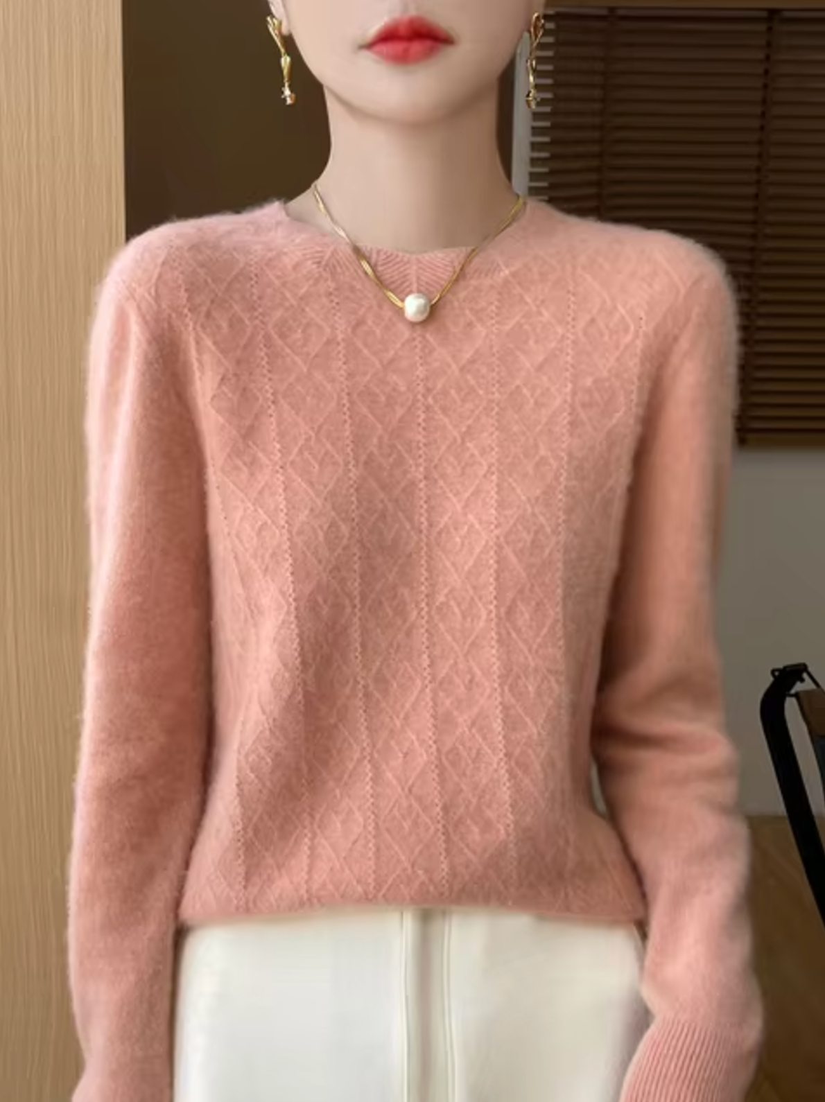 Pull en Tricot Laine et Cachemire