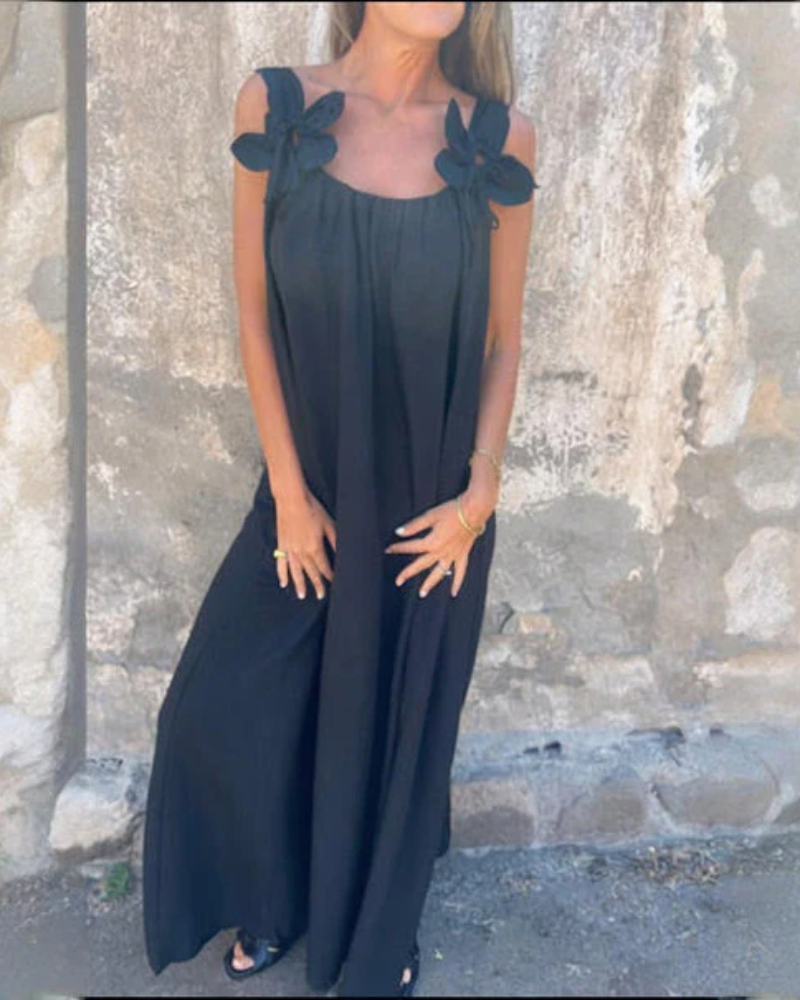 Aryanna - Robe longue élégante à fleurs