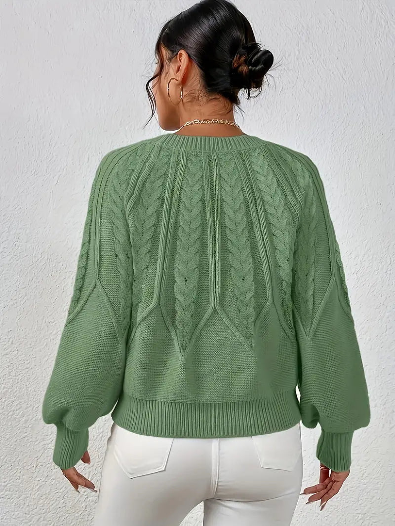 Pull en Maille Torsadée