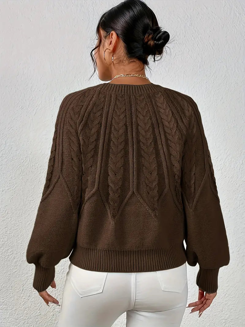 Pull en Maille Torsadée