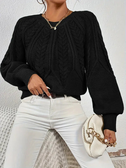 Pull en Maille Torsadée