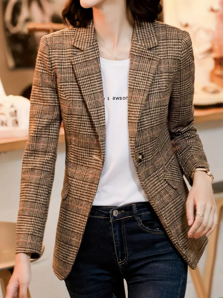 Blazer à Carreaux
