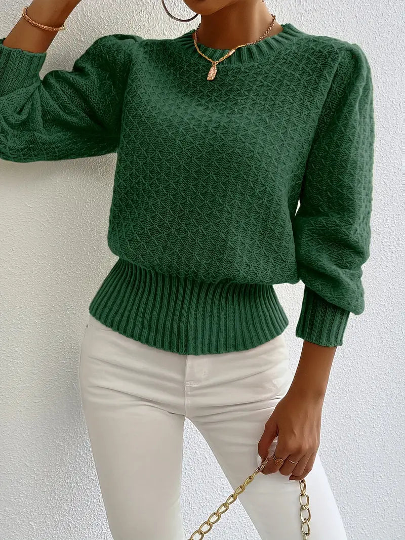 Pull à Manches Bouffantes