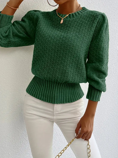 Pull à Manches Bouffantes