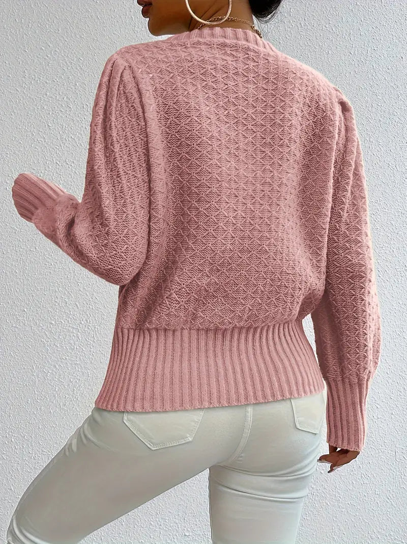 Pull à Manches Bouffantes