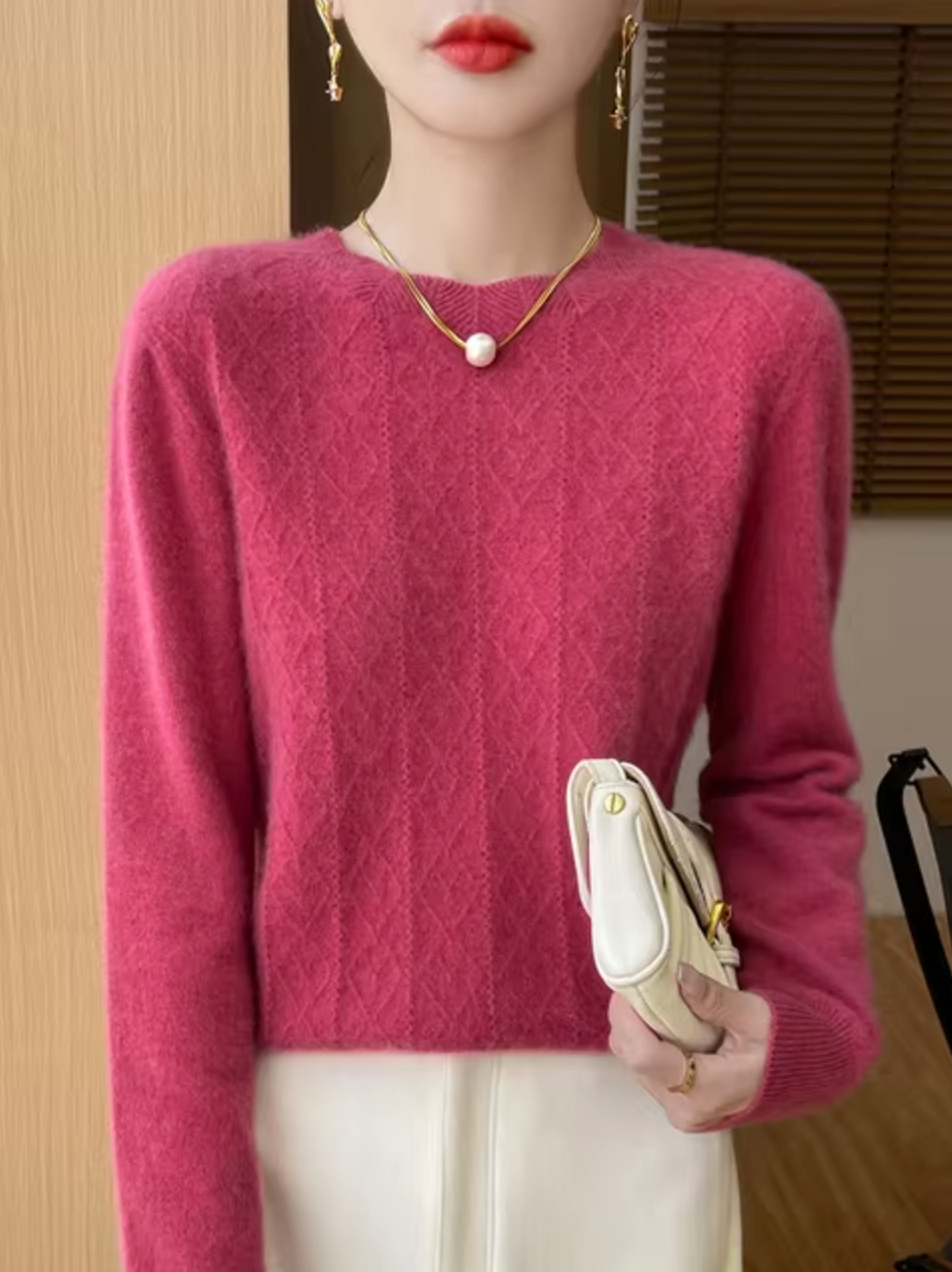 Pull en Tricot Laine et Cachemire