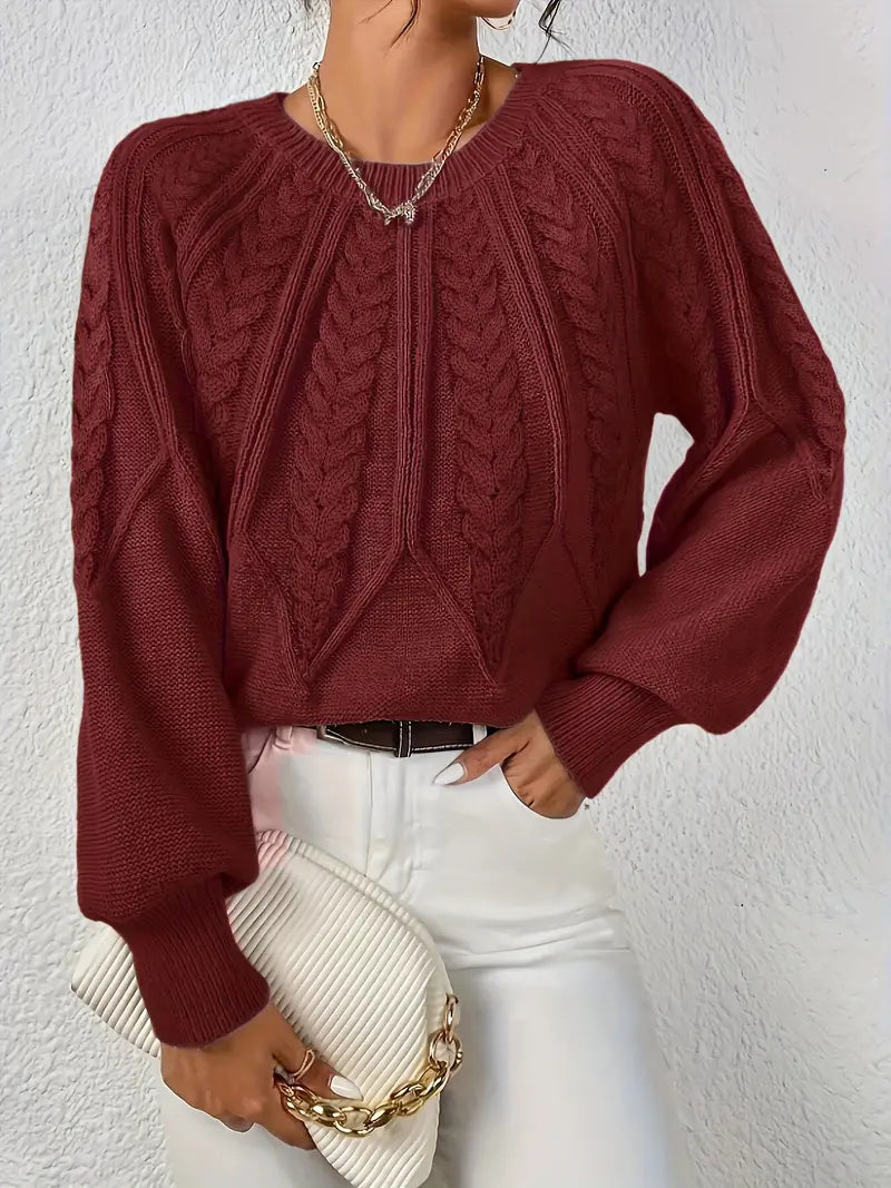 Pull en Maille Torsadée