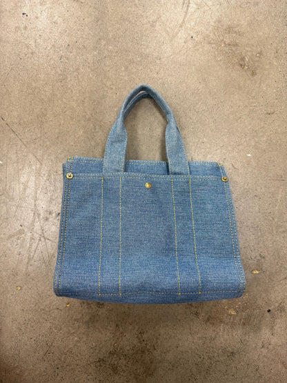 Coach Denim Cargo Tote Bag 'Blue'