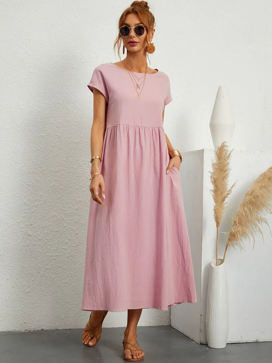 Clara™ | Robe Midi Décontractée