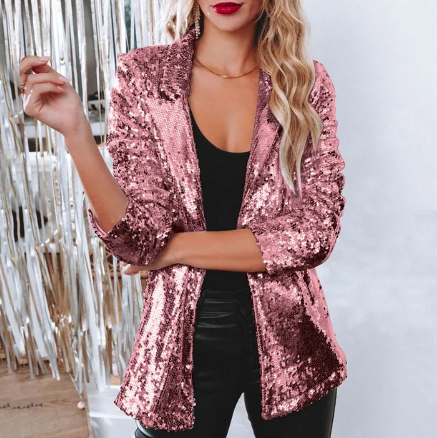 Blazer à Paillettes Scintillant