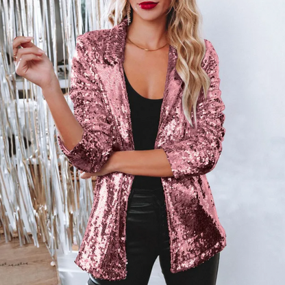 Blazer à Paillettes Scintillant