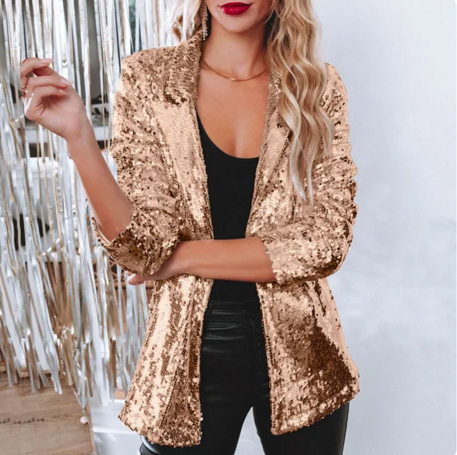Blazer à Paillettes Scintillant