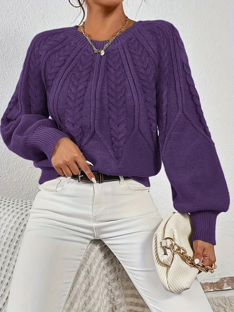 Pull en Maille Torsadée