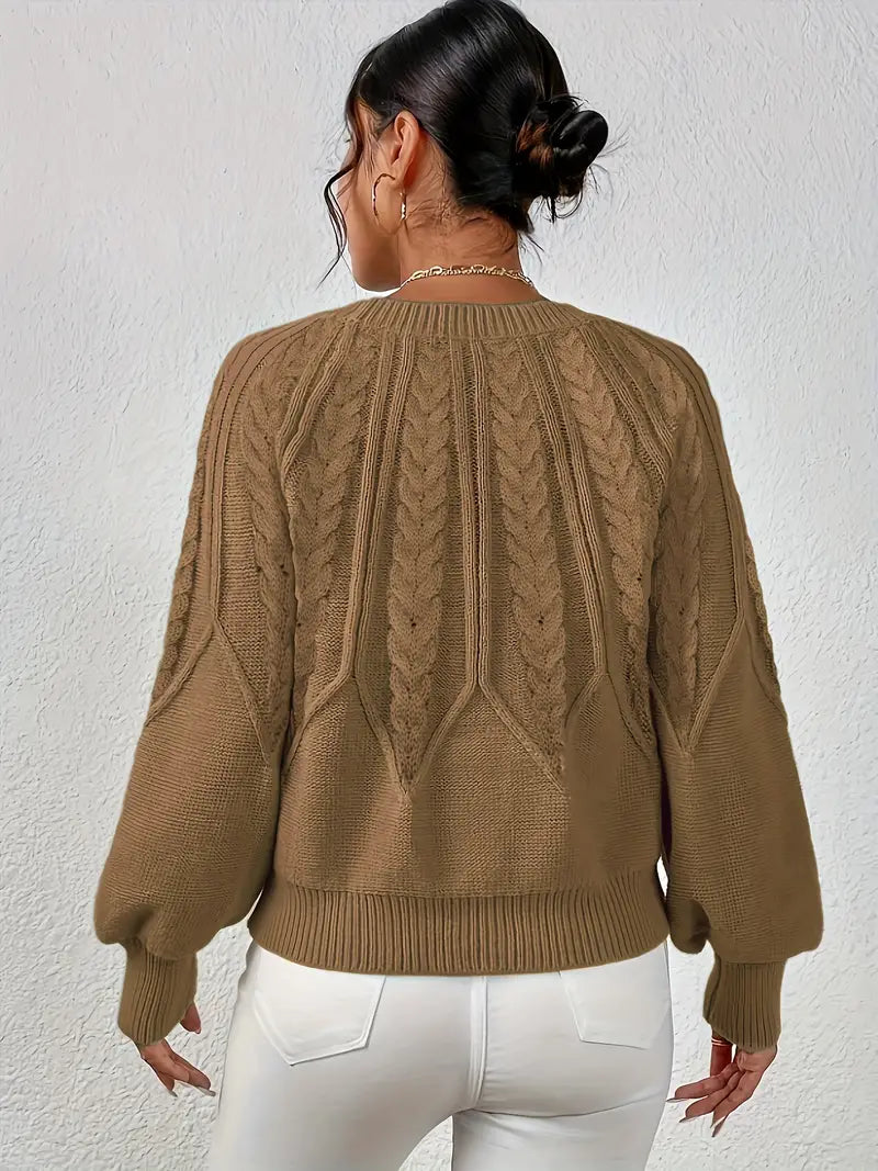 Pull en Maille Torsadée