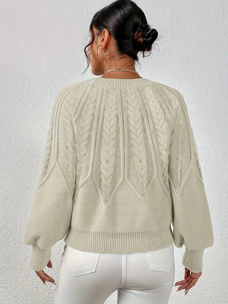 Pull en Maille Torsadée