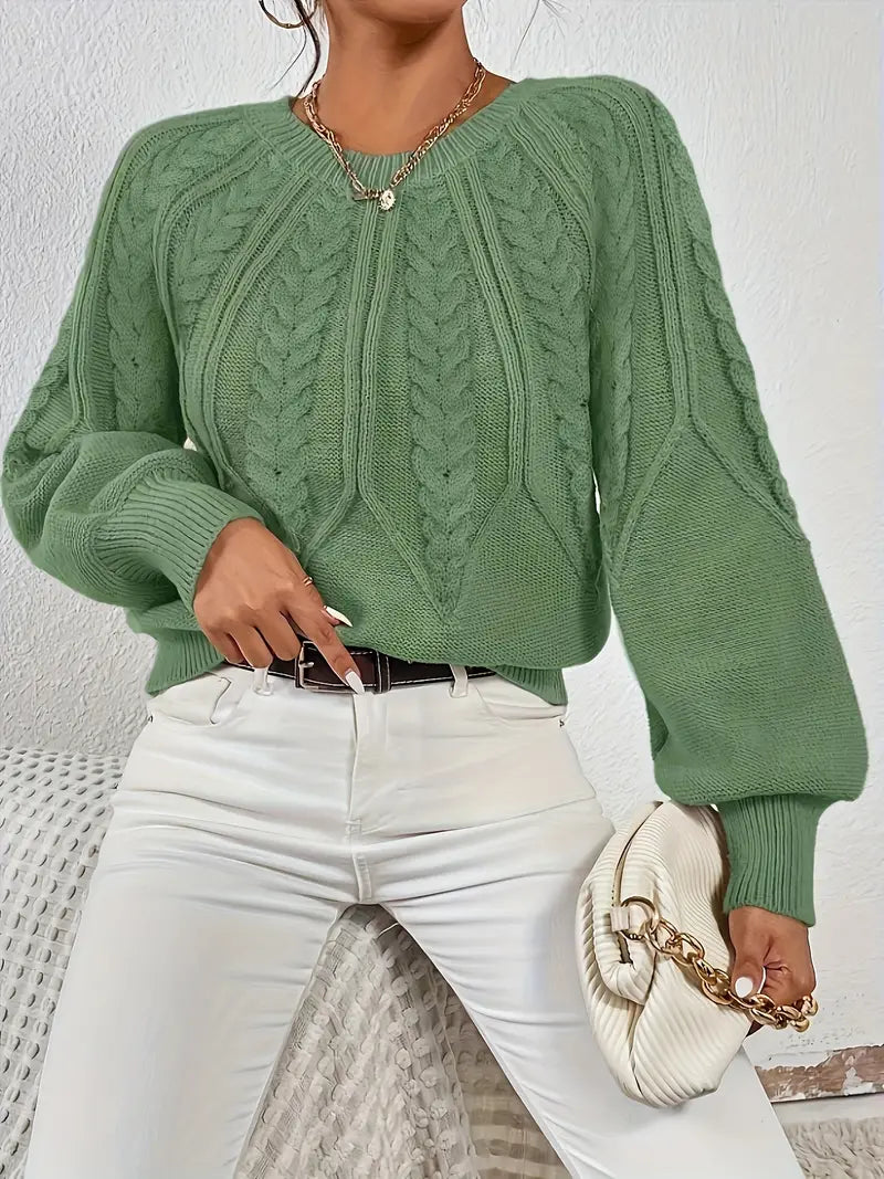 Pull en Maille Torsadée