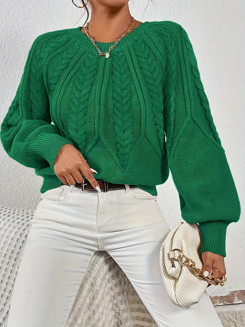 Pull en Maille Torsadée