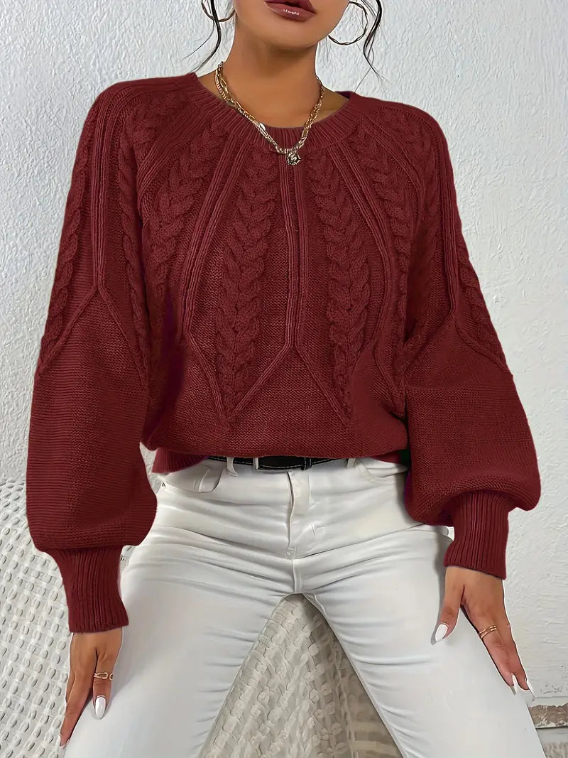 Pull en Maille Torsadée