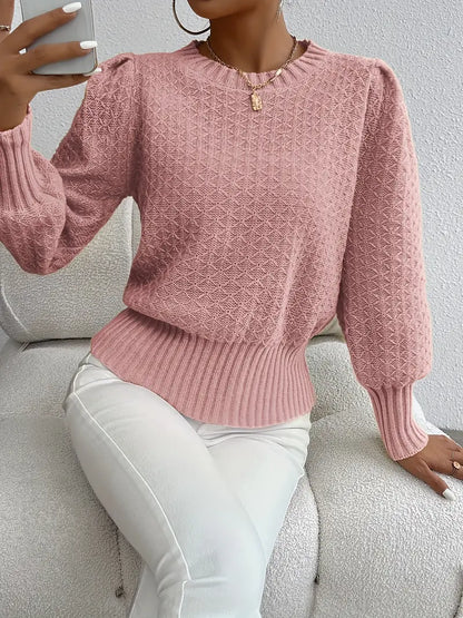 Pull à Manches Bouffantes