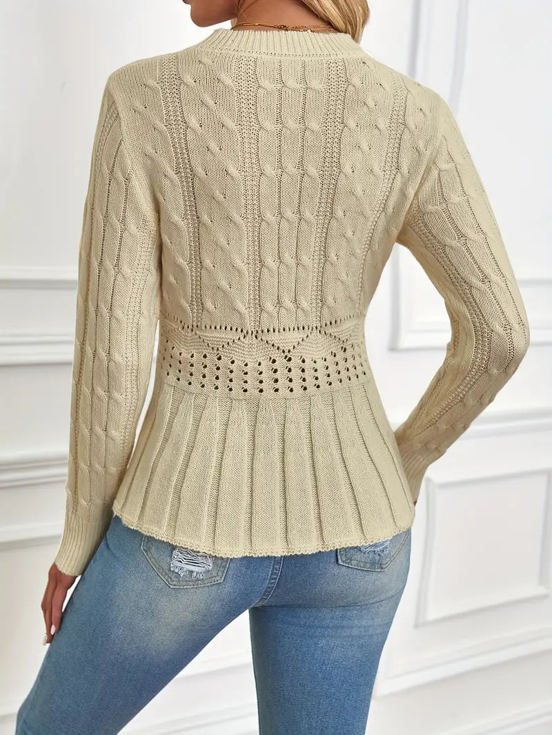 Pull en Maille Plissée