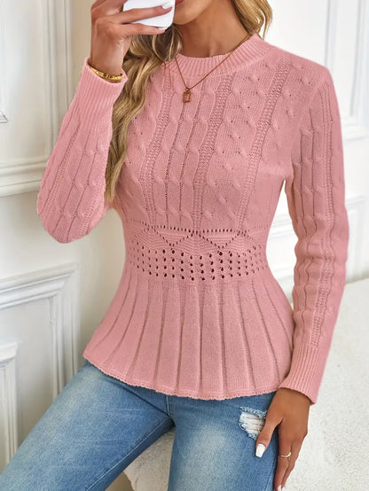 Pull en Maille Plissée