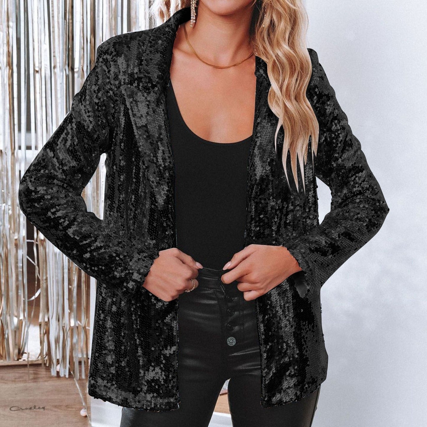 Blazer à Paillettes Scintillant